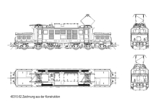 Lenz 40310-52 - 0 - E-Lok E 94, blau, MWB, Ep. V